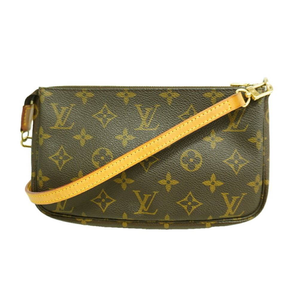 Louis Vuitton Monogram Pochette Accessoires Shoulder Bag M51980 Brown Women's
